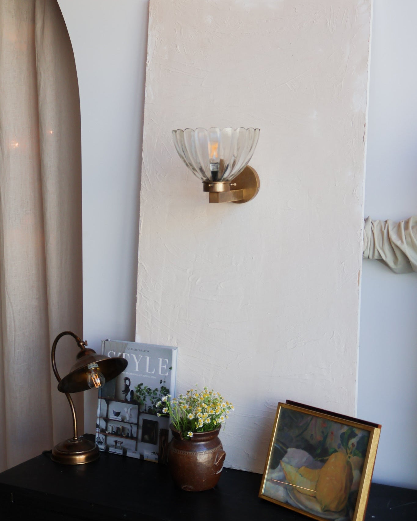 Floral Art Deco Wall Light | Lighting Collective