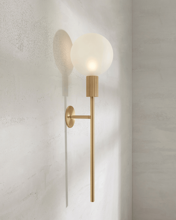 Fluted Brass Wall Light | Ex Display | SALE