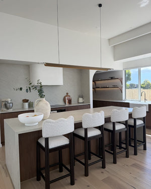 Formation Luxury Linear Pendant Styled in Modern Kitchen