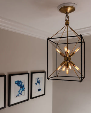 Framed Starburst Pendant | Assorted Sizes - Lighting Collective