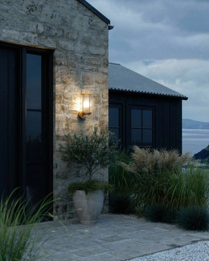 Glass Column Outdoor Wall Light - Lighting Collective