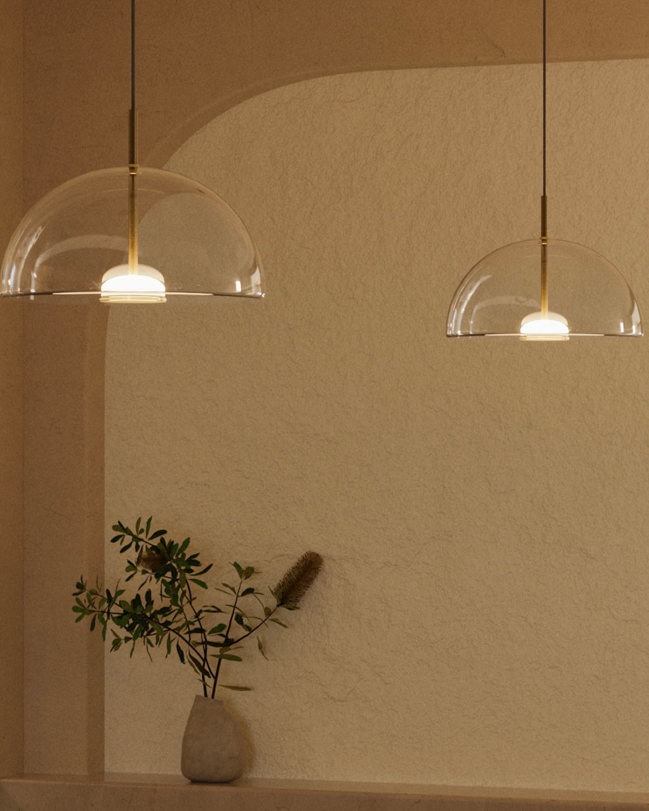 Glass Dome Pendant Light | Lighting Collective
