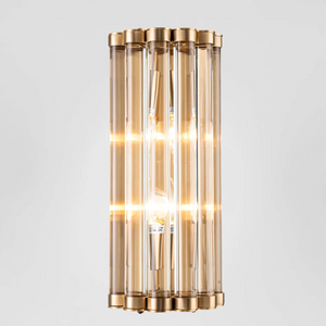 Glass Rods Semicircle Wall Light | Lighting Collective