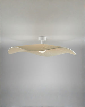 Grooved Wave Ceiling Light