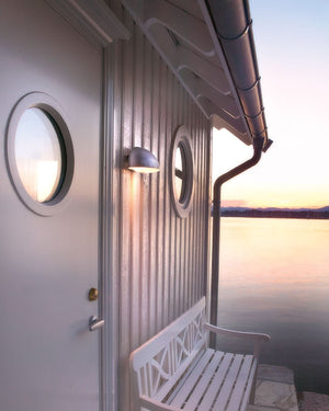 Half - Dome Exterior Wall Light | Assorted Finishes - Lighting Collective