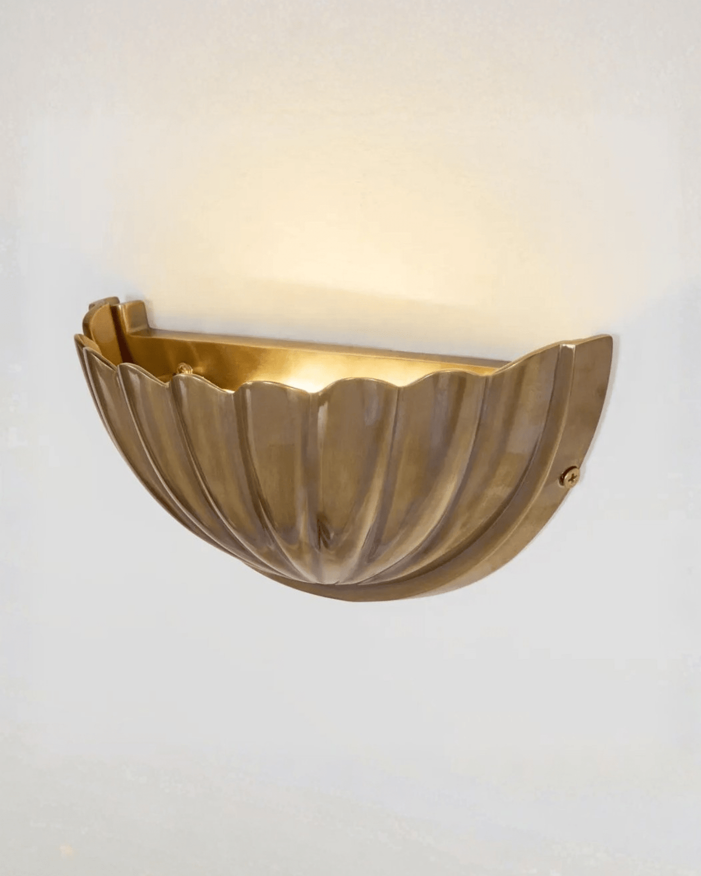 Schell Lighting Half Dome Shell Wall Light | Lighting Collective