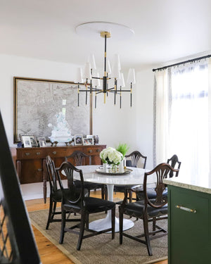 Hamptons Conical Shade Chandelier - Lighting Collective