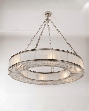 Hamptons Glass Ring Pendant Light-Lighting Collective