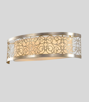 Intricate Silver Wall Light