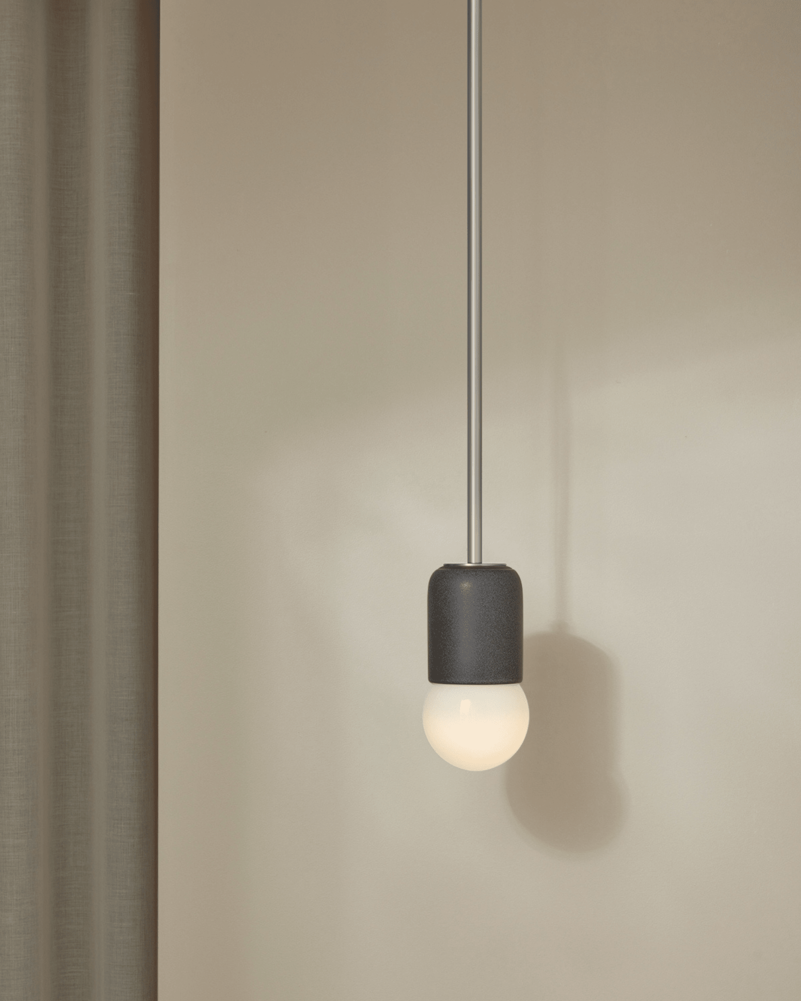 Handmade Ceramic Suspended Rod Pendant | Terra 1 | Lighting Collective