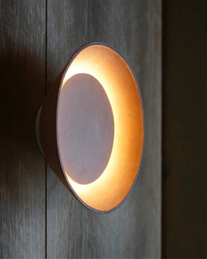 Handmade Leather Wall Sconce | Dusk | Lighting Collective | Natural