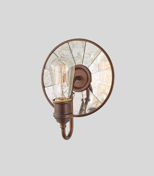 Industrial Astral Bronze Wall Light | Lighting Collective