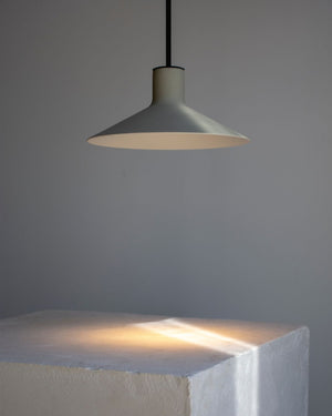 Industrial Conical Pendant Light | Olive Grey | Lighting Collective