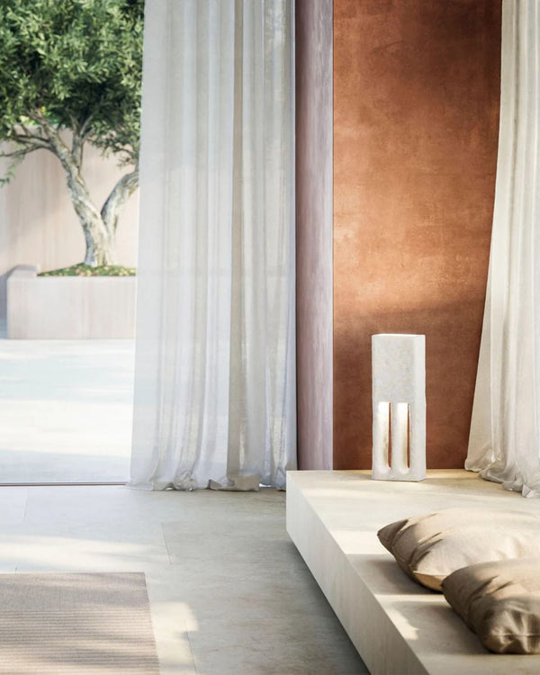 Italian Ceramic Floor Lamp