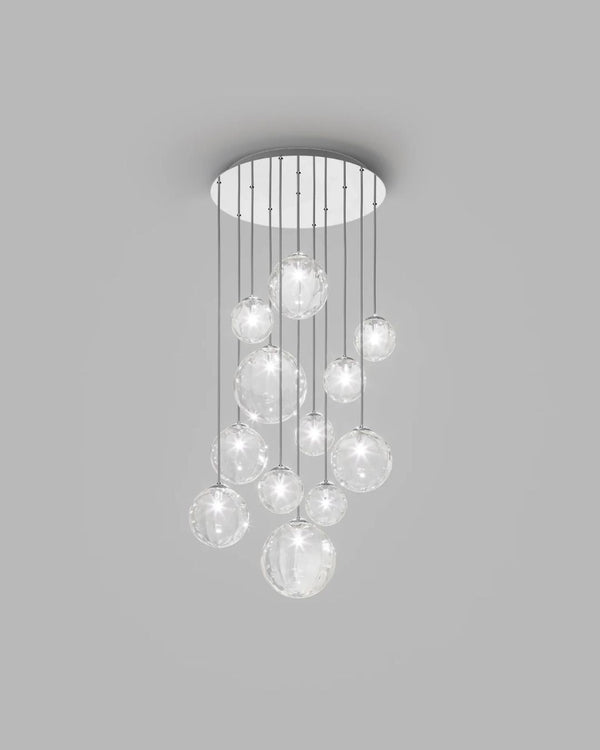 Clear / 12 Lights / Chrome