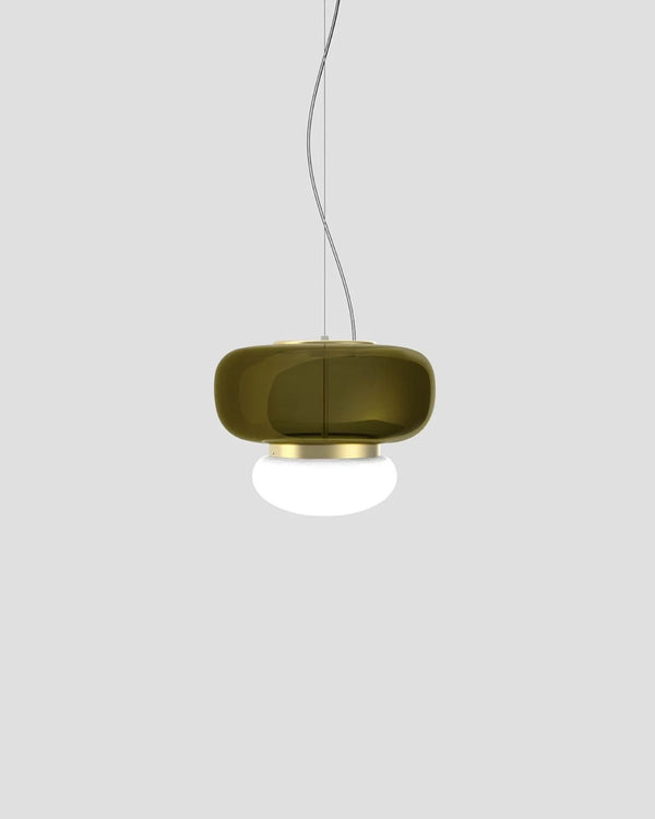 Small / Painted Brass / Old Green
