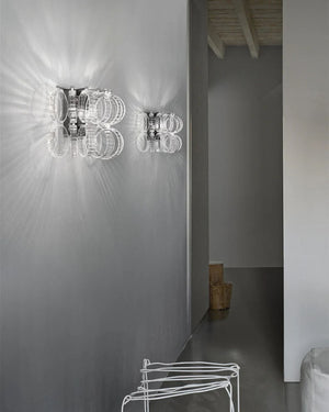 Italian Glass Chain - Link Wall Light - Lighting Collective