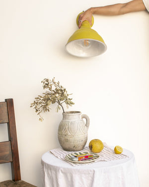 Italian Industrial Wall Light | Assorted Colours | Yellow | Lighting Collective
