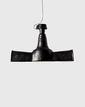 Italian Industrial Black Oblong Pendant Light - Lighting Collective