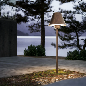 Italian Shaded Bollard Light | Lighting Collective