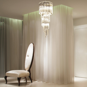 Italian Luxury Spiral Glass Chandelier | Lighting Collective | store