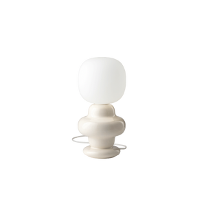 Italian Glossy Ceramic Table Lamp | Lighting Collective | cream 