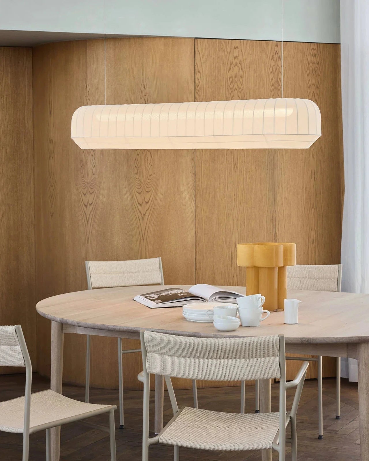 Knitted Stretched Fabric Linear | Lighting Collective