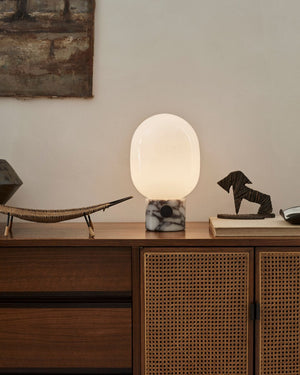 Large Scandinavian Oval Table Lamp | JWDA-Lighting Collective