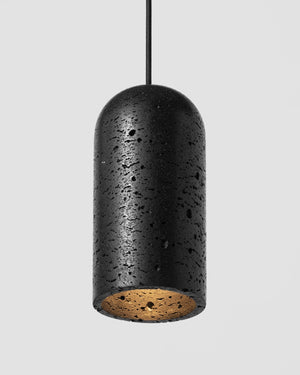 U2 Lavastone Pendant Light up close