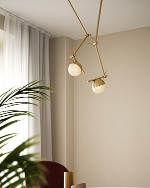 Artistic Adjustable Wall Light | Brass