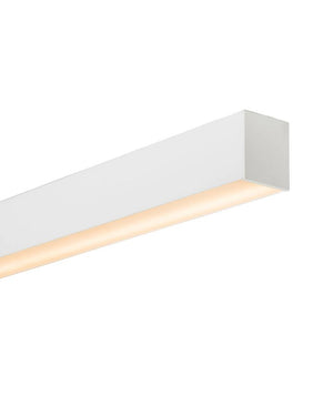 Boxy White Linear Pendant | Lighting Collective