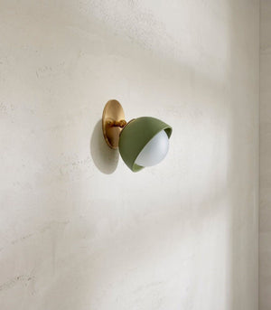 Ceramic Bowl Angle Wall Light | Sage & Brass | SALE | Lighting Collective