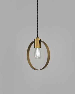 Classic Timeless Ring Brass Pendant | Lighting Collective