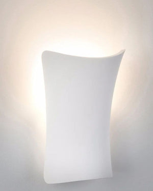 Curved Plaster Wall Light | Lighting Collective