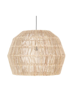 Decorative Webbed Banana Leaf Shade | Mandali | Natural | Lighting Collective