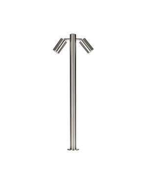 Double Head Adjustable Bollard Light | Stainless Steel | Lighting Collective