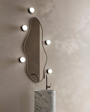 Elegant Miniature Orb Wall Light | Iron | Lighting Collective