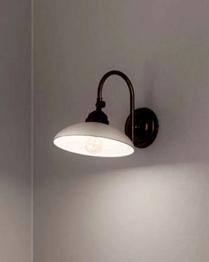 Italian Country Adjustable Wall Light | Dome