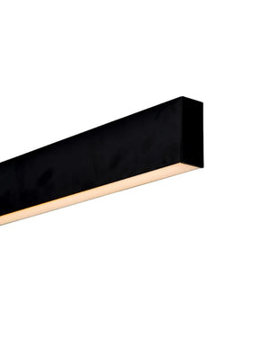 Linear Pendant High Side Black | Lighting Collective