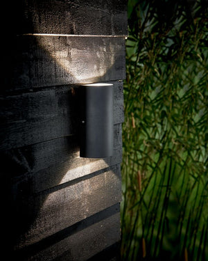 Matte Black LED Wall Light | Up & Down