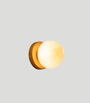 Mellow Bud Wall Sconce | Apricot | Brass | Lighting Collective