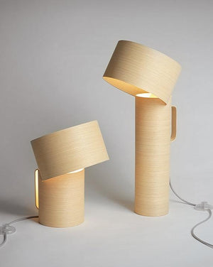 Minimalistic Wood Veneer Table Lamp | Lighting Collective