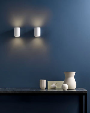 Modern White Plaster Wall Light | Lighting Collective