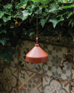 Simple Rechargeable Pendant Light | Terracotta | Lighting Collective