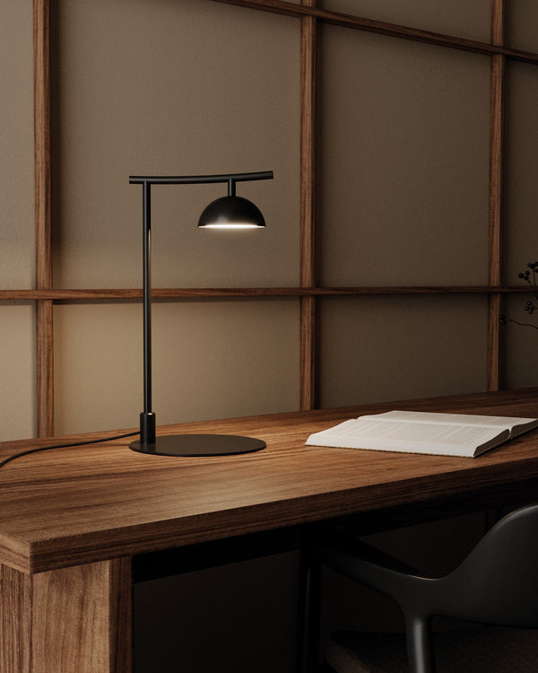 Minimalist Black Dome Table Lamp
