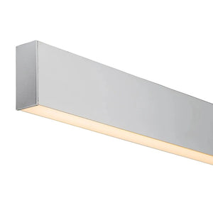 Linear Pendant High Side Silver