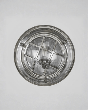 Maritime Solid Brass Caged Wall Light - Lighting Collective