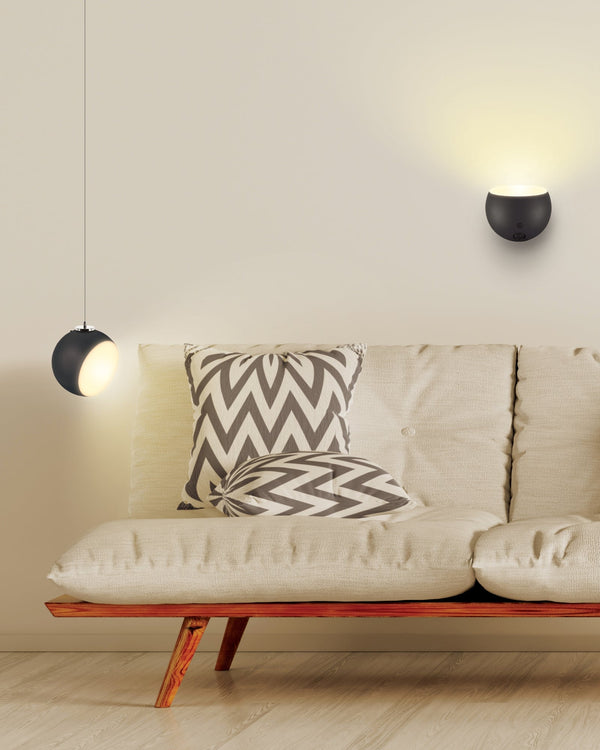 Matte Black Portable Light