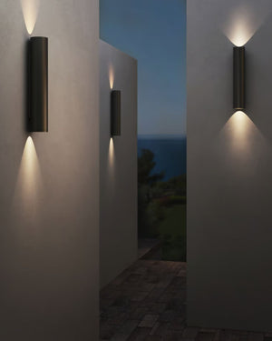 Matte Black Tubular Wall Light-Lighting Collective