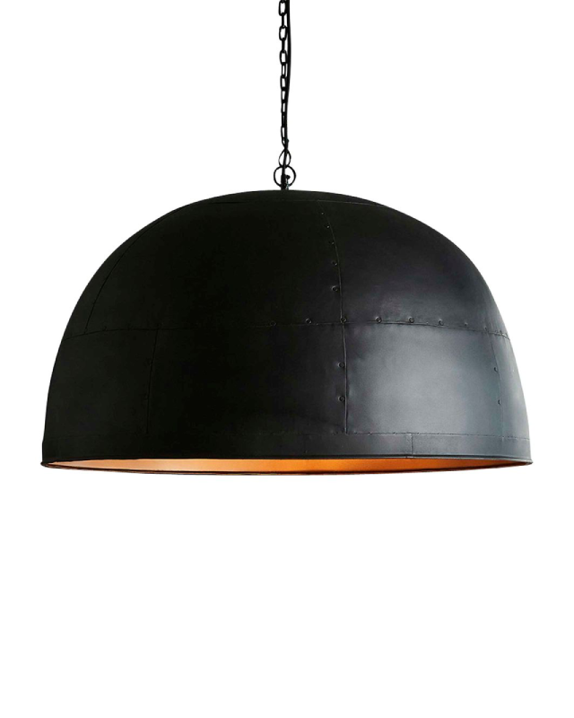 17 Stories Farmhouse Pendant Lighting Black And Gold Dome Pendant Light Fixtures Industrial Hanging Ceiling Light 2 Pack W114219305